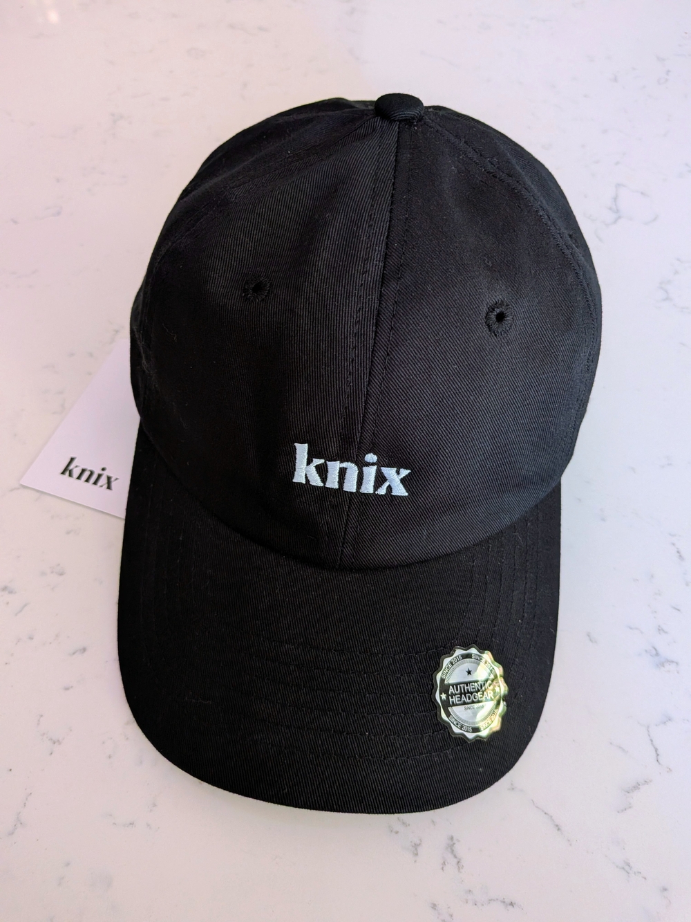 Knix Hat Black Adjustable Baseball Cap One Size NWT